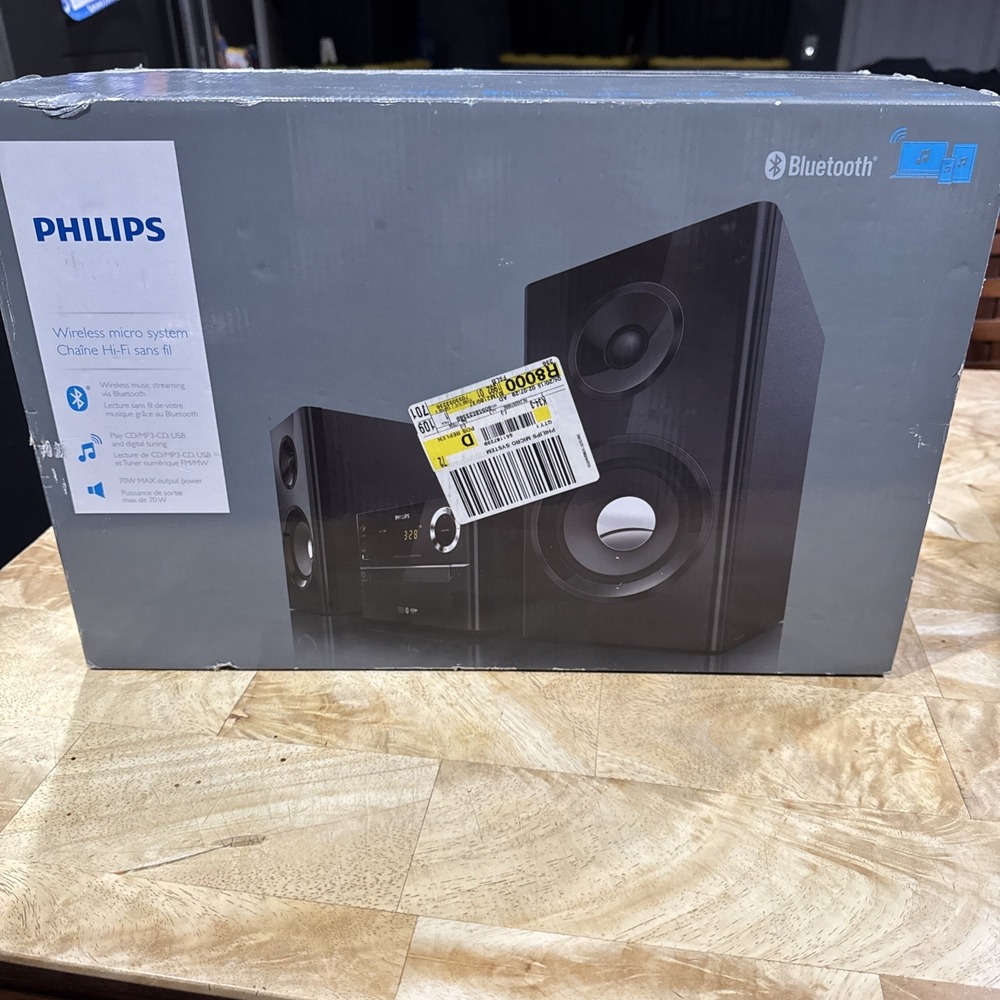 PHILIPS BTM2180 37 Wireless Bluetooth Micro STEREO System USB MP3 FM CD Player